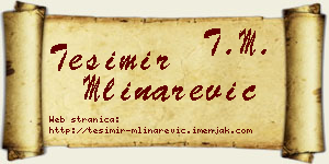 Tešimir Mlinarević vizit kartica